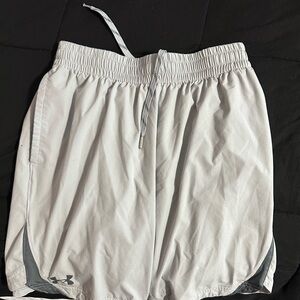Under Armour Women's Light Gray Athletic Shorts